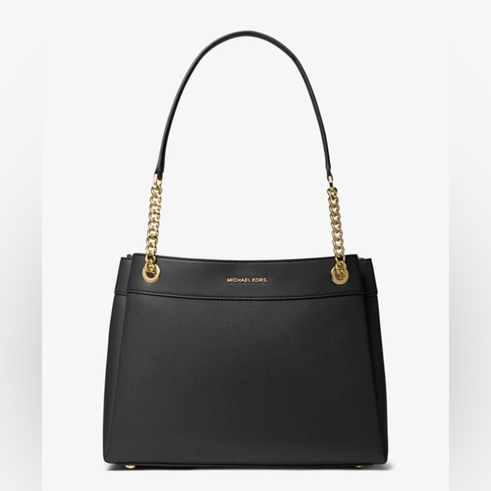 Michael Kors Lori Medium Faux Leather Tote Bag--New